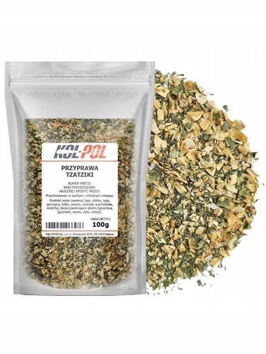 5 x Koření Tzatziki 100g Řecká aromatická směs bylin dososů Kol-Pol