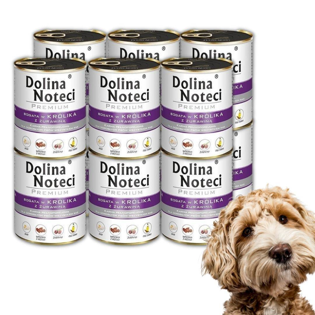 Dolina Noteci Vlhké Krmivo Pro Psa Králík 12x800g