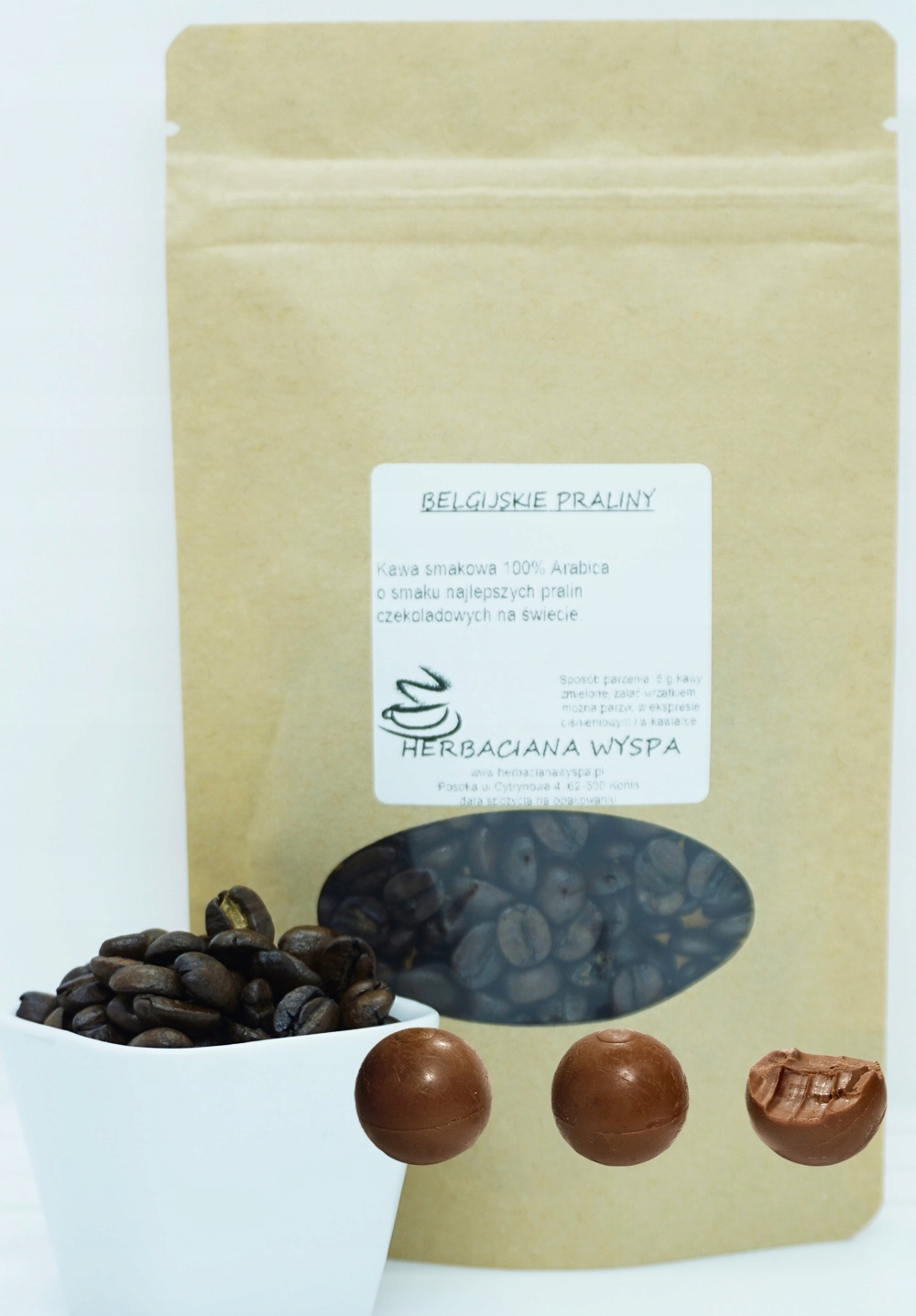 Levně Káva Belgické Pralinky 1 kg zrnková – meleme na přání