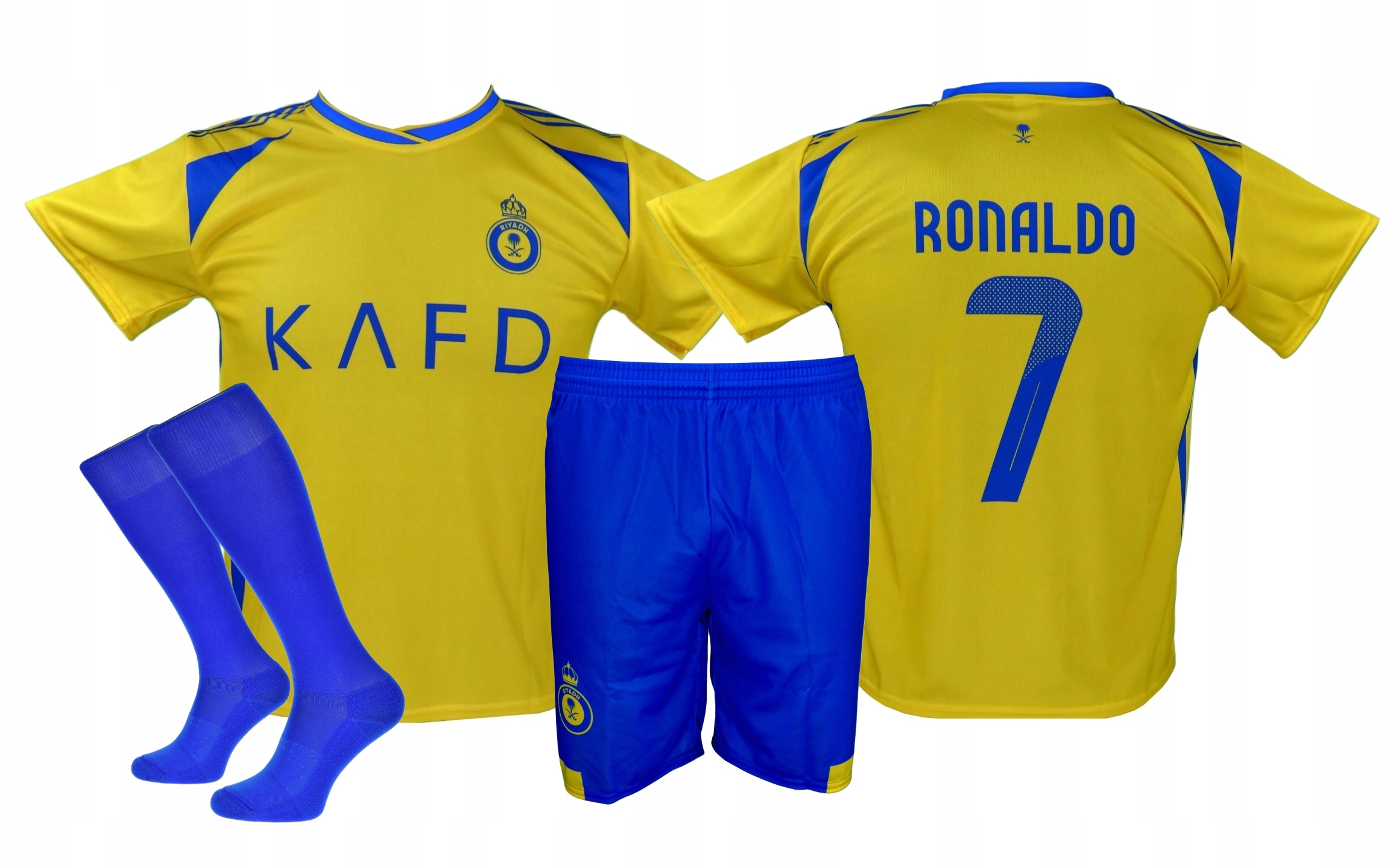 Ronaldo koszulka spodenki getry rozmiar 116