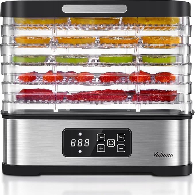 5-ÚROVŇOVÁ Sušička Potravin S Led Displejem Yabano GGJ-300B
