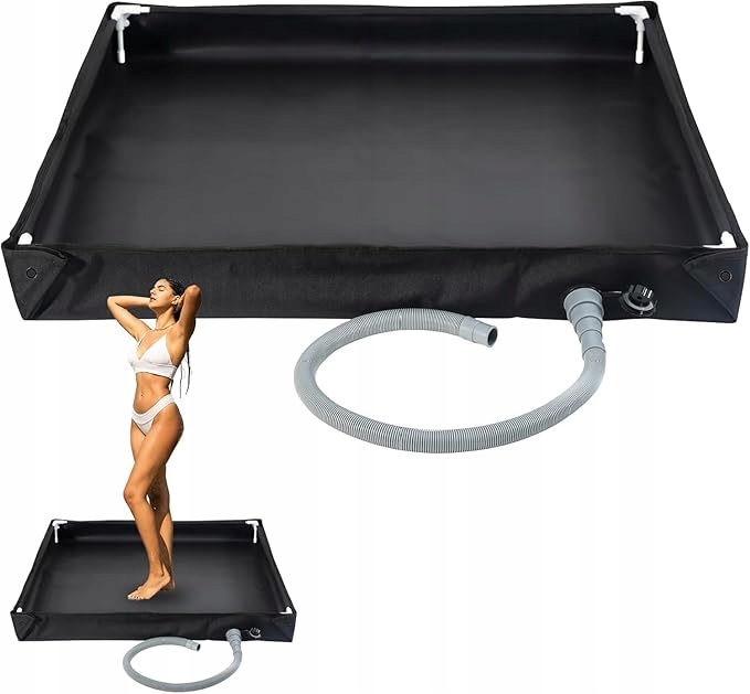 Składana Podstawa Prysznicowa Brodzik Kempingowy Turystyczny Przenośny