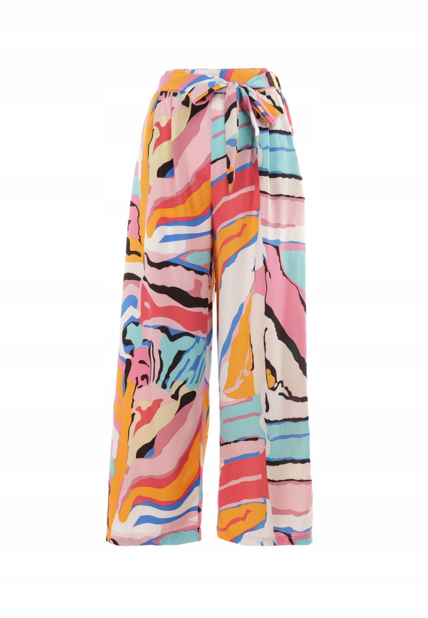 

Renee Różowe Spodnie damskie XL Szerokie