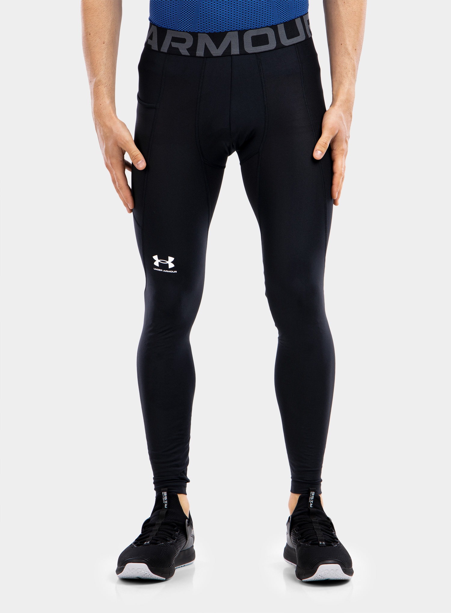 Legíny Under Armour Hg Armor černo-šedé S
