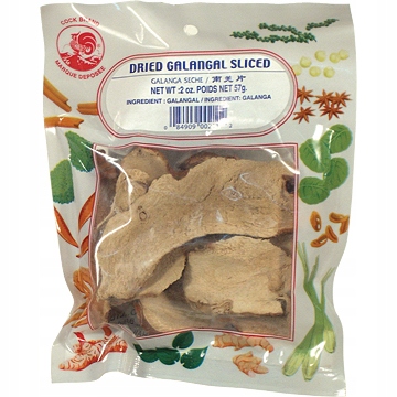 

Galangal suszony w plastrach Cock, 57g