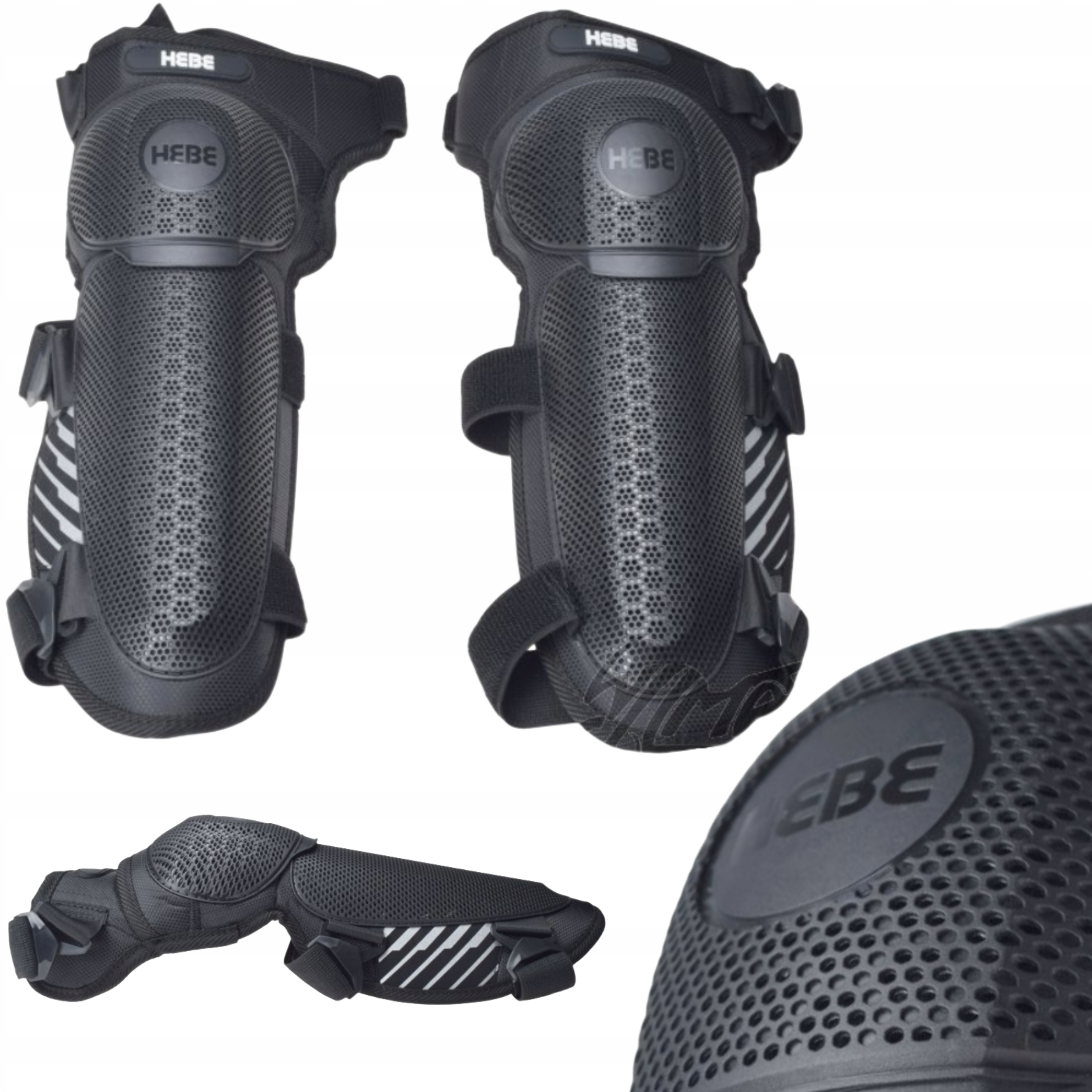 Hebe Protektory Chrániče Kolen Motocykl Kolo Quad Atv Cross Univerzální