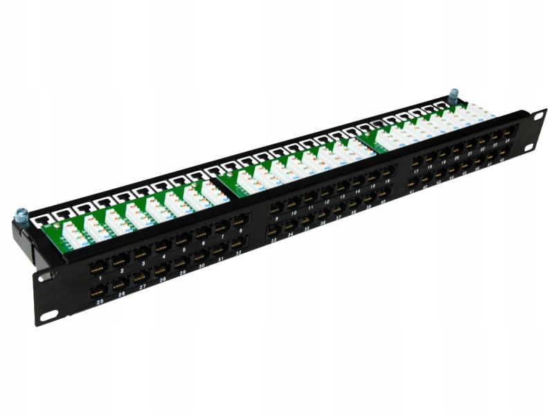 Patch panel patchpanel Rack 19'' 6 48p Utp 1U