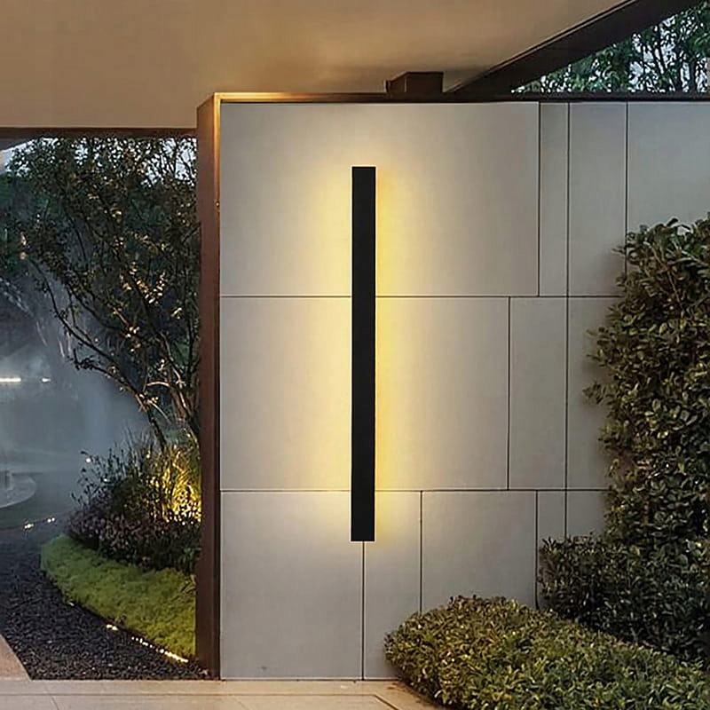 Kinkiet Lampa Elewacyjna LED 45W 150cm IP65 Biała Neutralna Czarna Rodzaj gwintu zintegrowane źródło LED