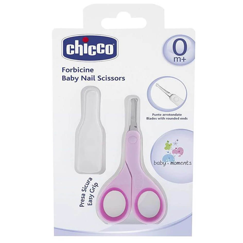 Nożyczki niemowlęce Chicco różowe