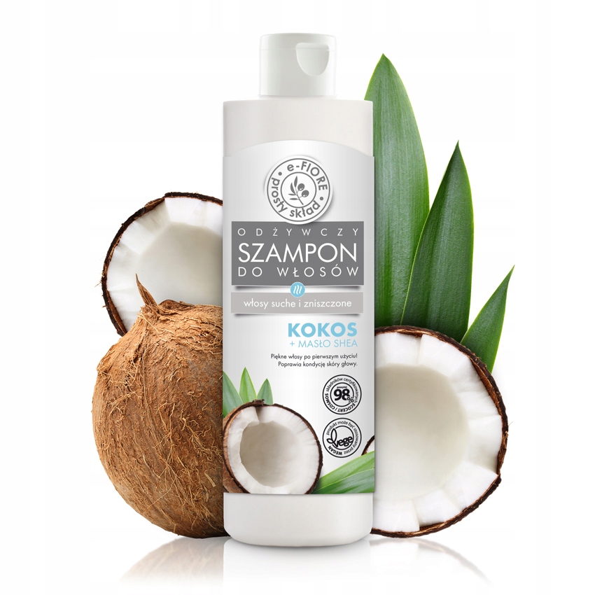

Szampon bez Sls do włosów suchych Kokos 250 ML