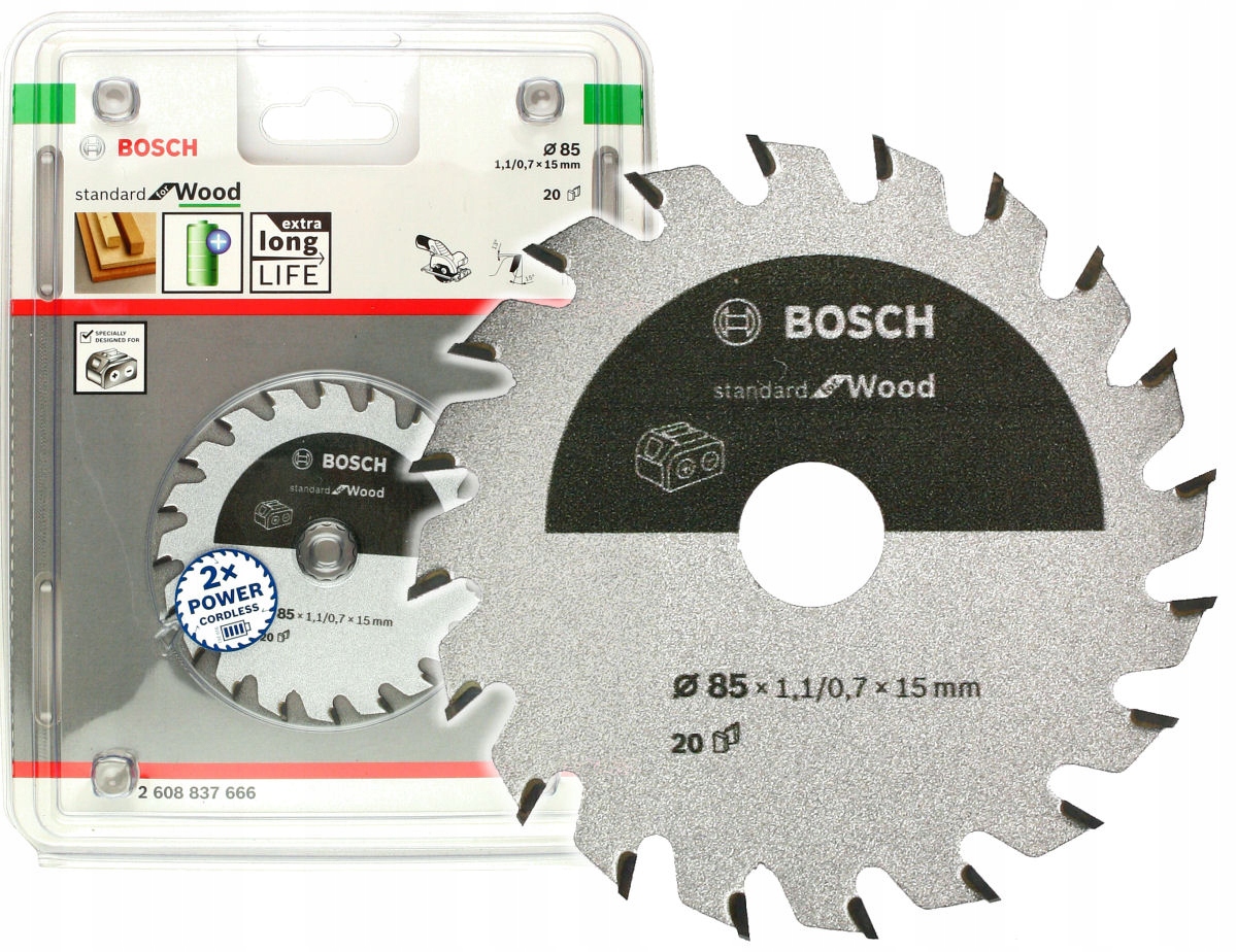 

Piła Widiowa 85x15mm 20 zębów do Gks 10,8VLI Bosch