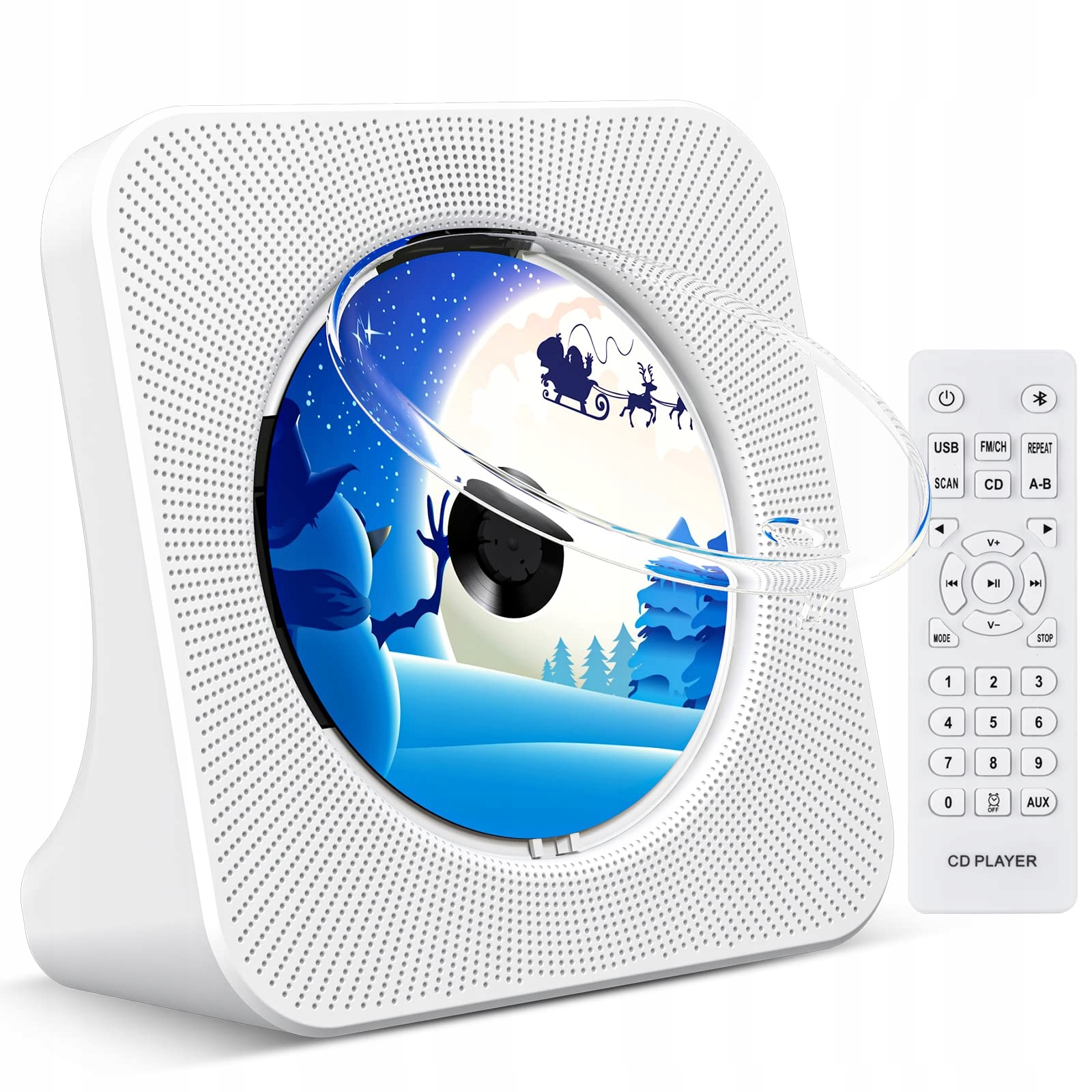 Přehrávač CD podporuje přehrávač CD/reproduktor Bluetooth/rádio FM/pohon Usb