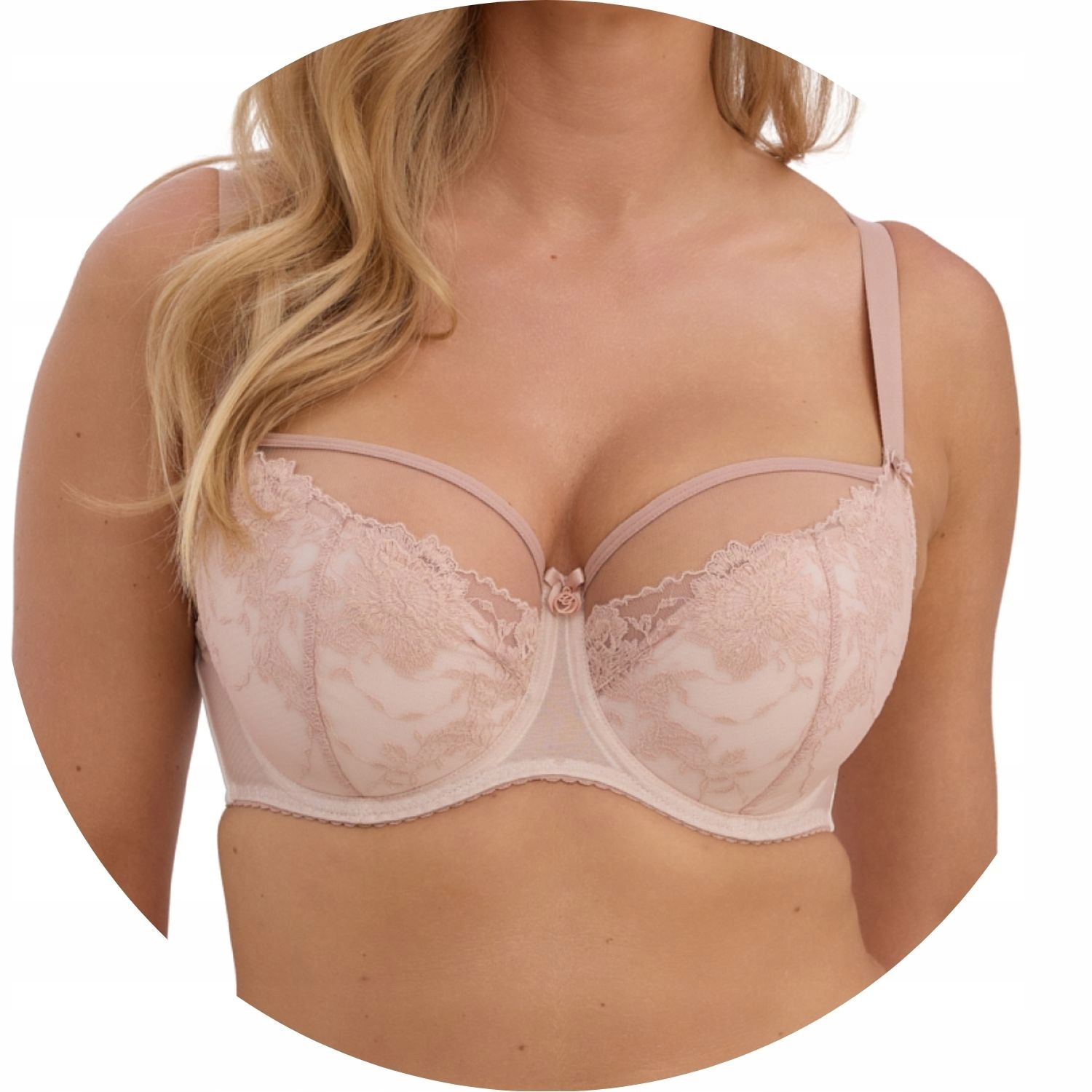 Polovyztužená podprsenka Semi Soft Gaia 1352 Carolina ecru-mokka 85F