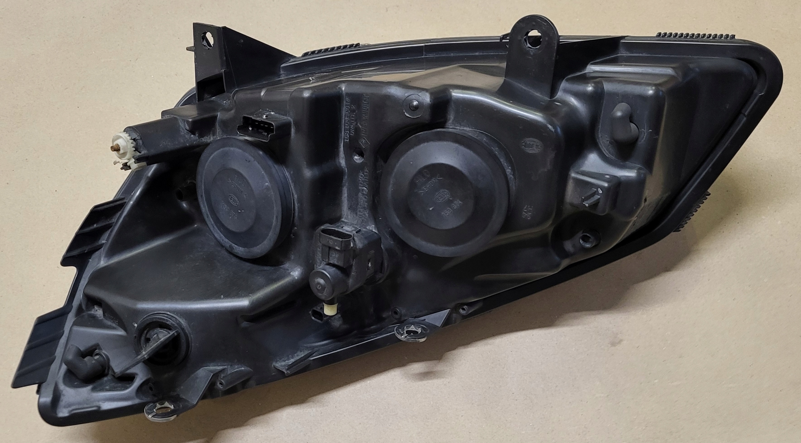 light REFLEKTOR right front complete mini motor RENAULT SCENIC II OE EUROPA