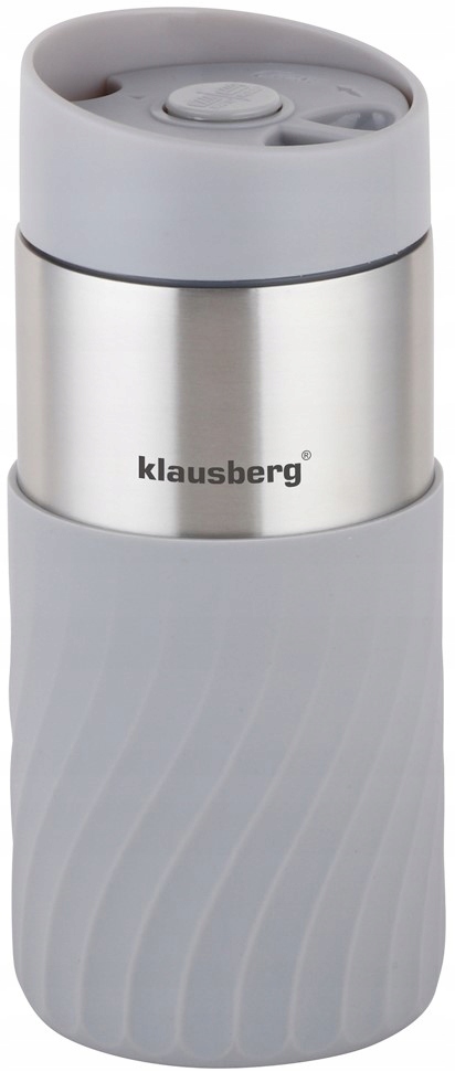 Kubek termiczny, szary, 300ml Klausberg