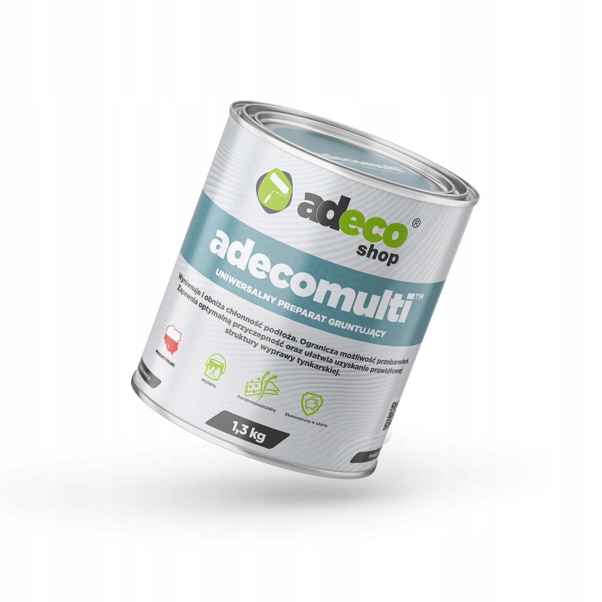 

adeco grunt z kwarcem pod tynk dekoracyjny 1,3 kg