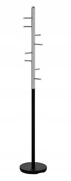 Stojací vešiak Ferro čierny chróm do predsiene Sig