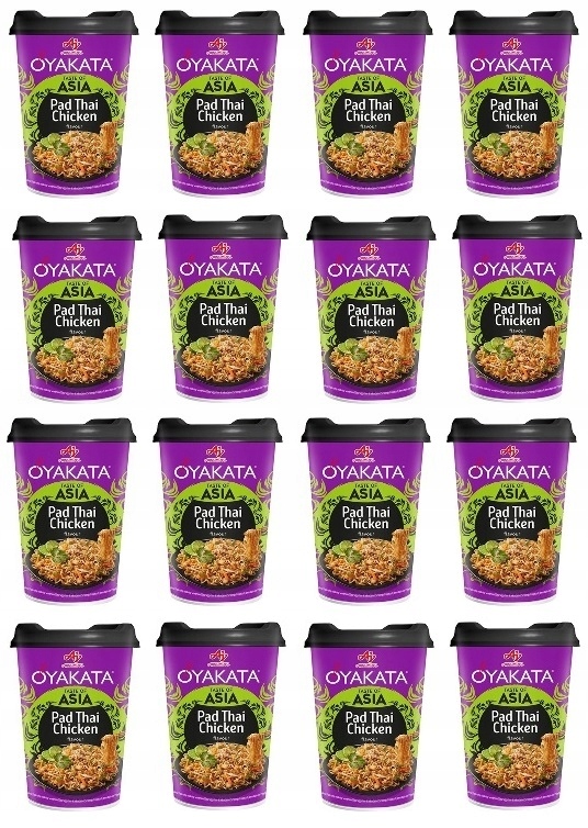 Levně 16 x 93 g Oyakata Pad Thai Chicken instantní polévka Karton
