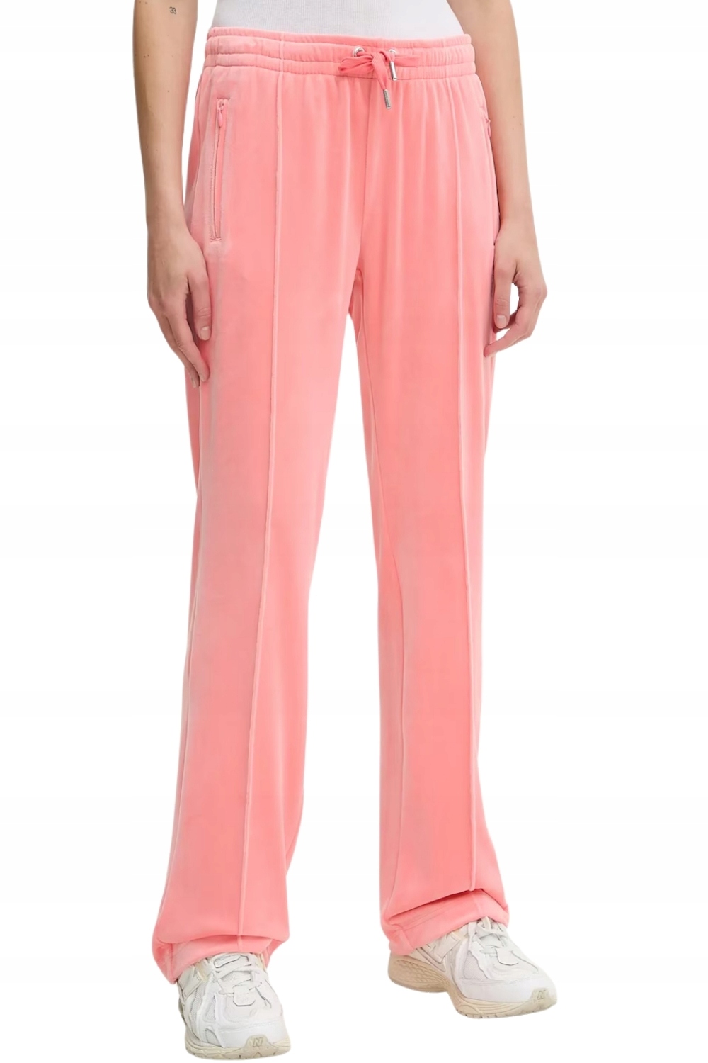 Juicy Couture Broskvové dámské kalhoty se zirkony Tina Xs