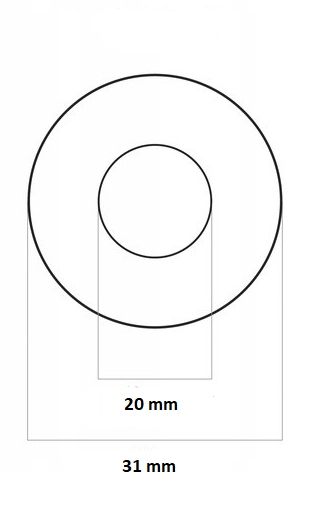 USZCZELKA GUMOWA 1" DO PRZYŁĄCZY ZESTAW 5 szt EAN (GTIN) 3160140402663