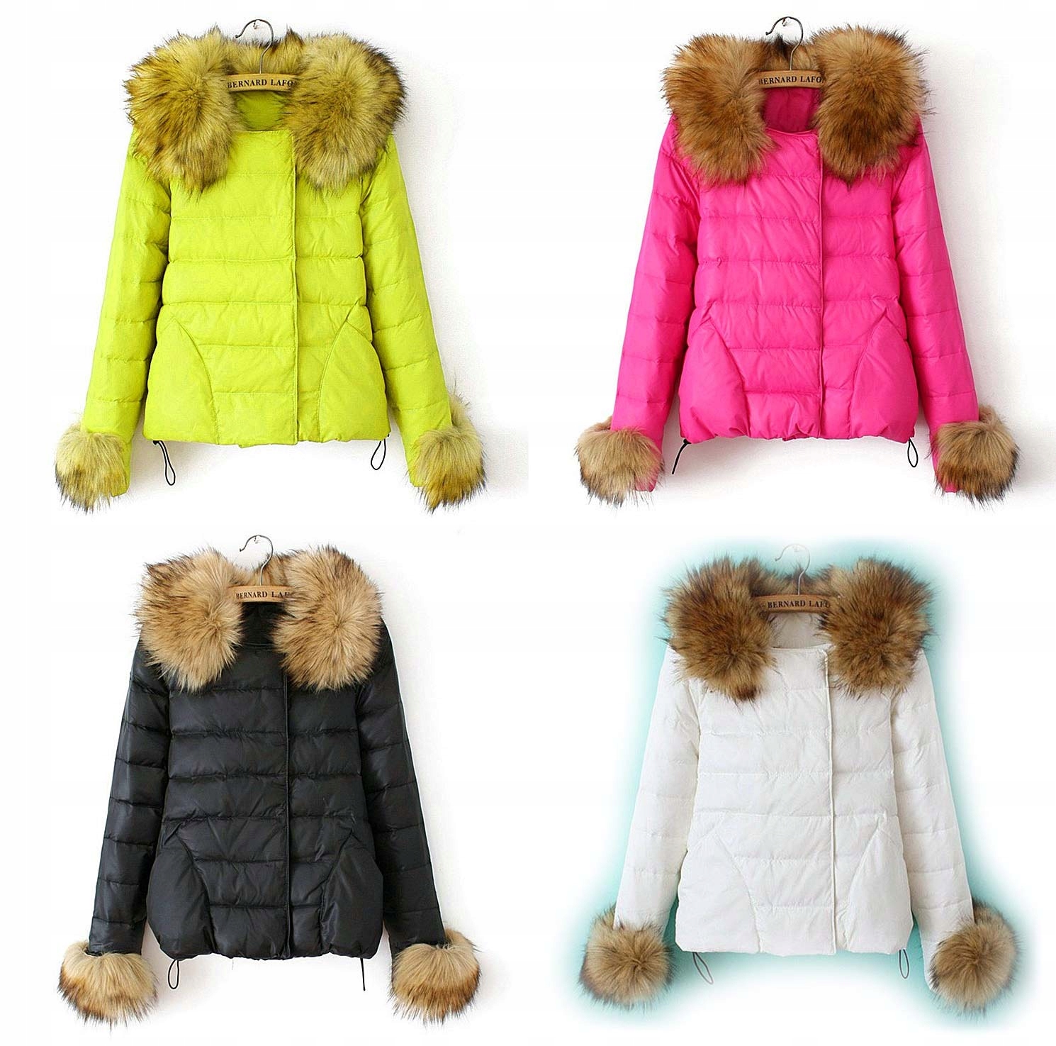 

Kurtka Chanelka Pikowana Puchowa Odpinane Futro M