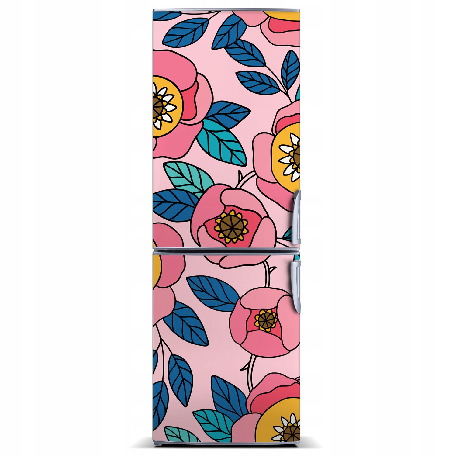 

Magnes Magnes na lodówkę Kolorowe kwiaty 60x180