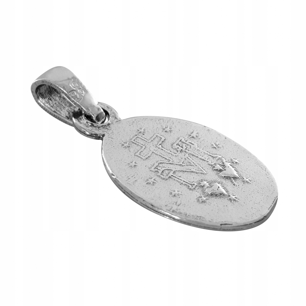 SREBRNY MEDALIK Z MATKĄ BOSKĄ CUDOWNĄ NA KOMUNIE Kod producenta MK/S/095