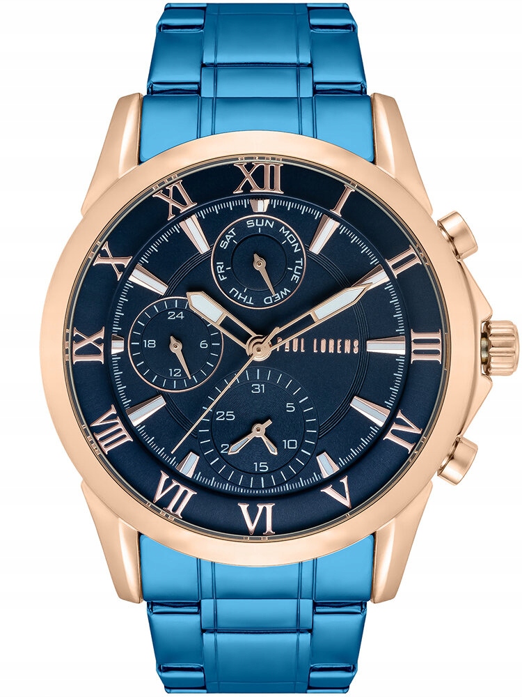 Pánské Hodinky Paul Lorens PL3844B2-6F3 Krabička Gravírování