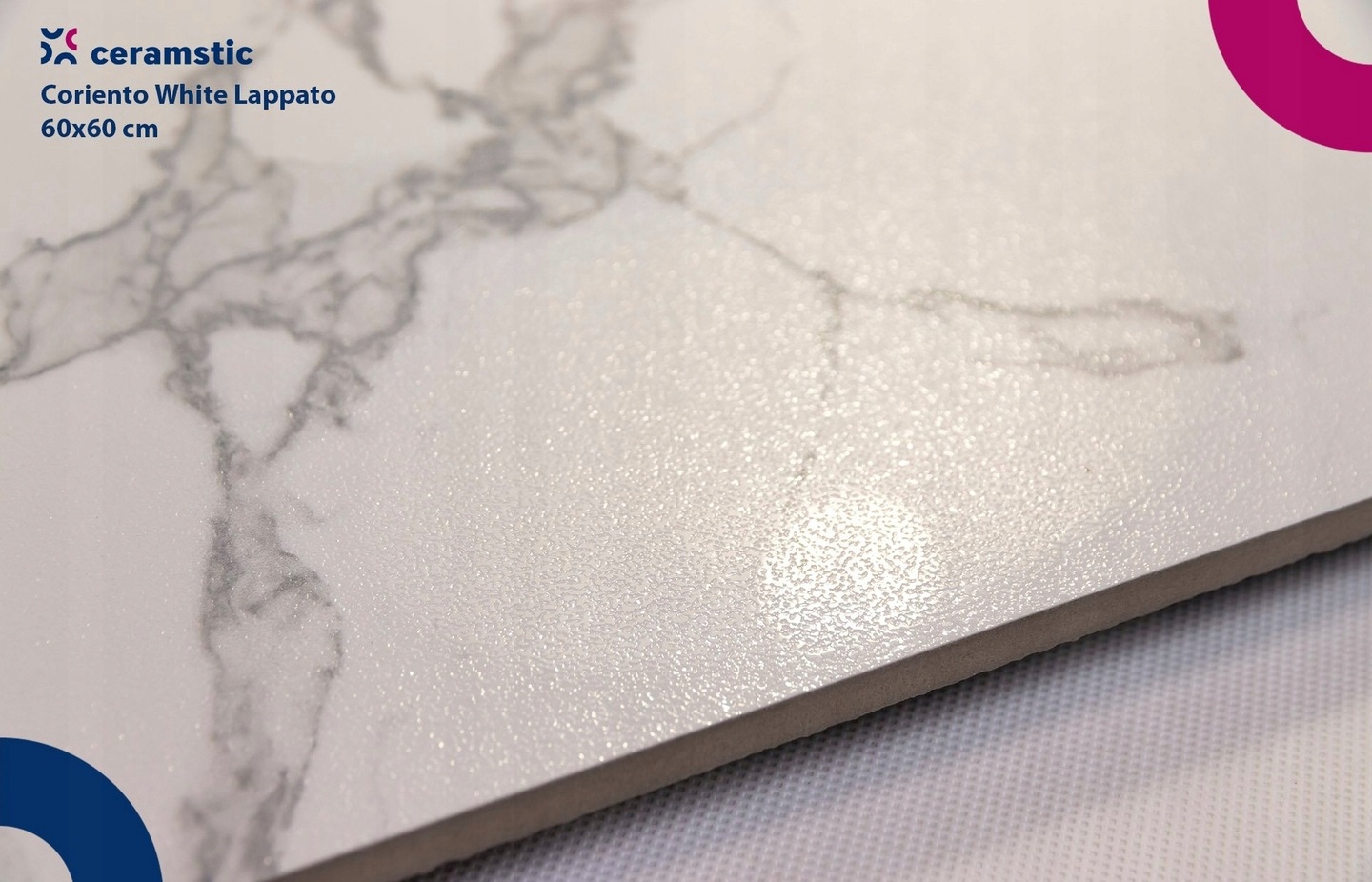 CORIENTO WHITE Lappato GRS.516A.L 60x60 Ceramstic Długość 60 cm