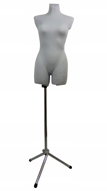 Krejčovská figurína na kovovém podstavci 38/40 M Šedá