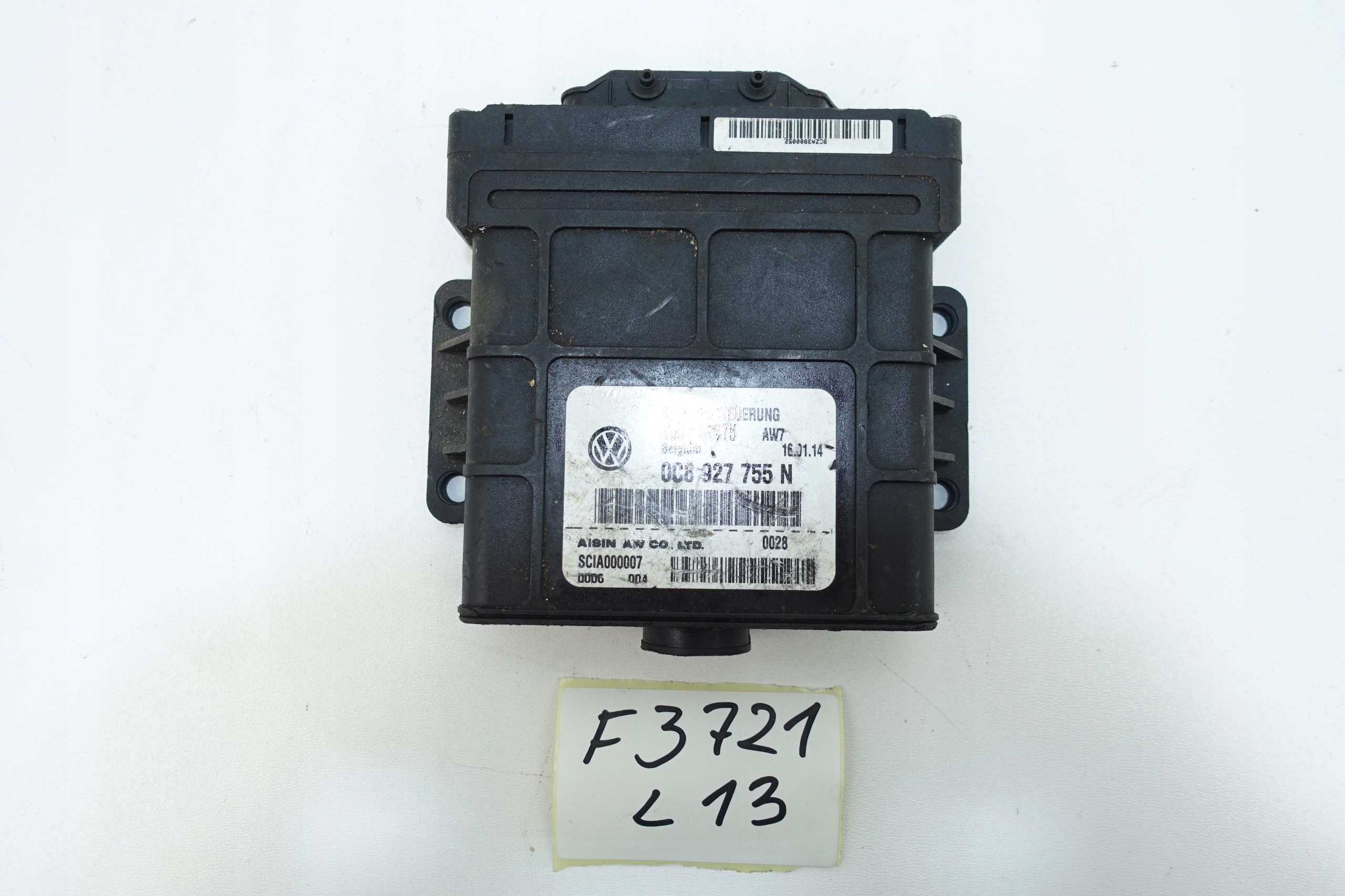 VW TOUAREG II 2010- module control unit gearboxes DSG 3.0 TDI 0C8927755N