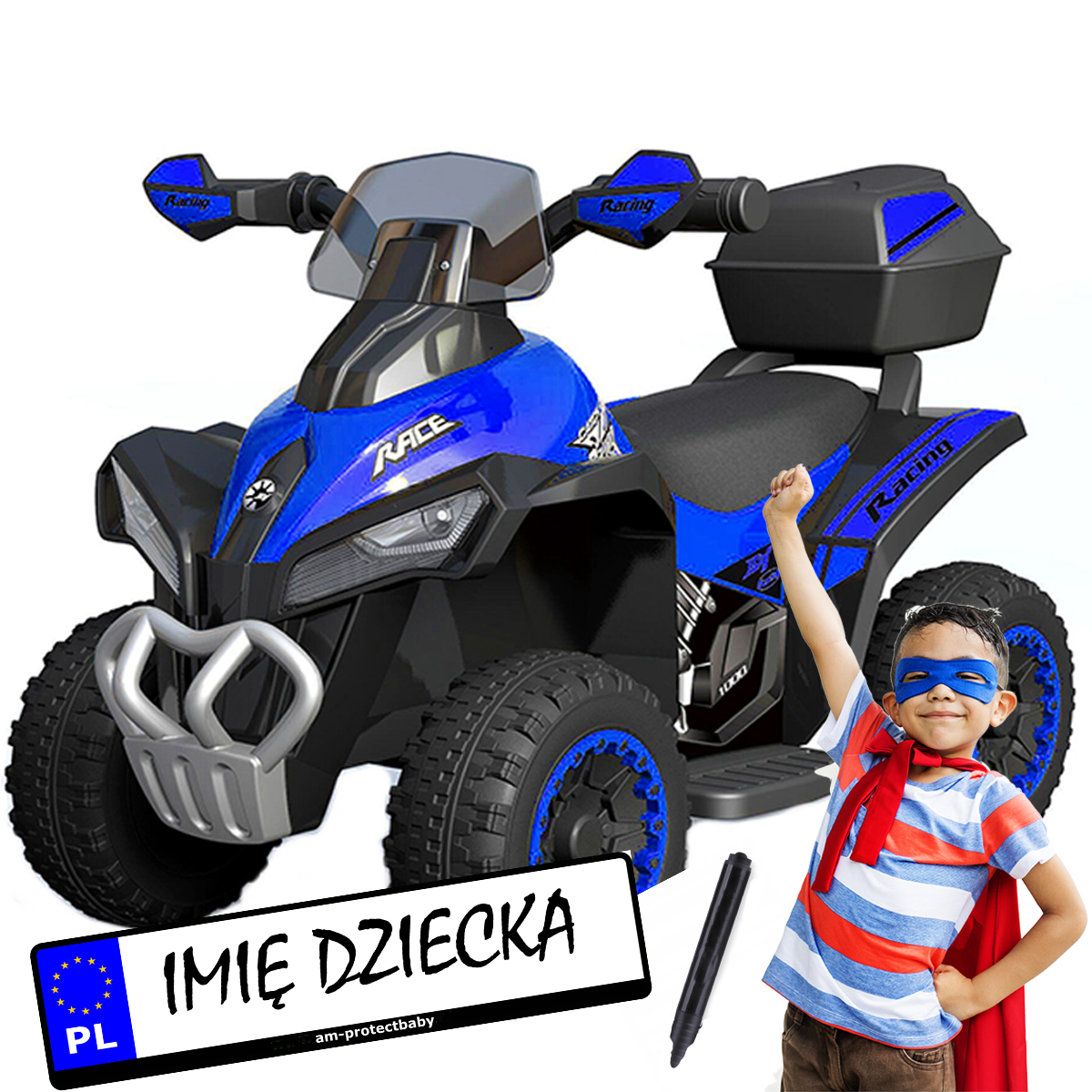 

Quad Na Akumulator Dla Dzieci Led Dźwięki