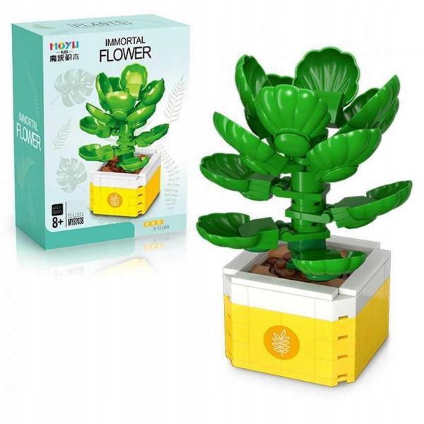 

Klocki Kwiaty Sukulenty Zielone Na Prezent Flower