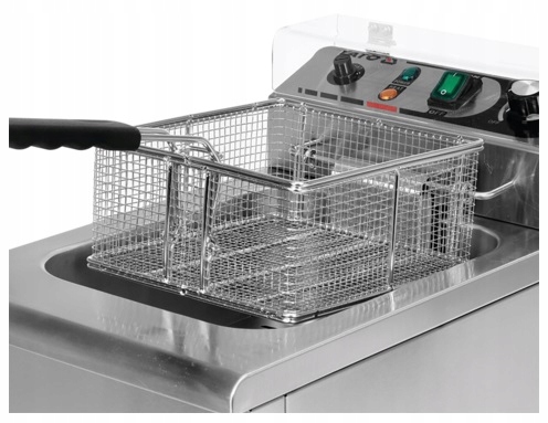 FRYTOWNICA POJEDYNCZA ELEKTRYCZNA 12L KRANIK SPUSTOWY YATO 04630 Model YG-04630