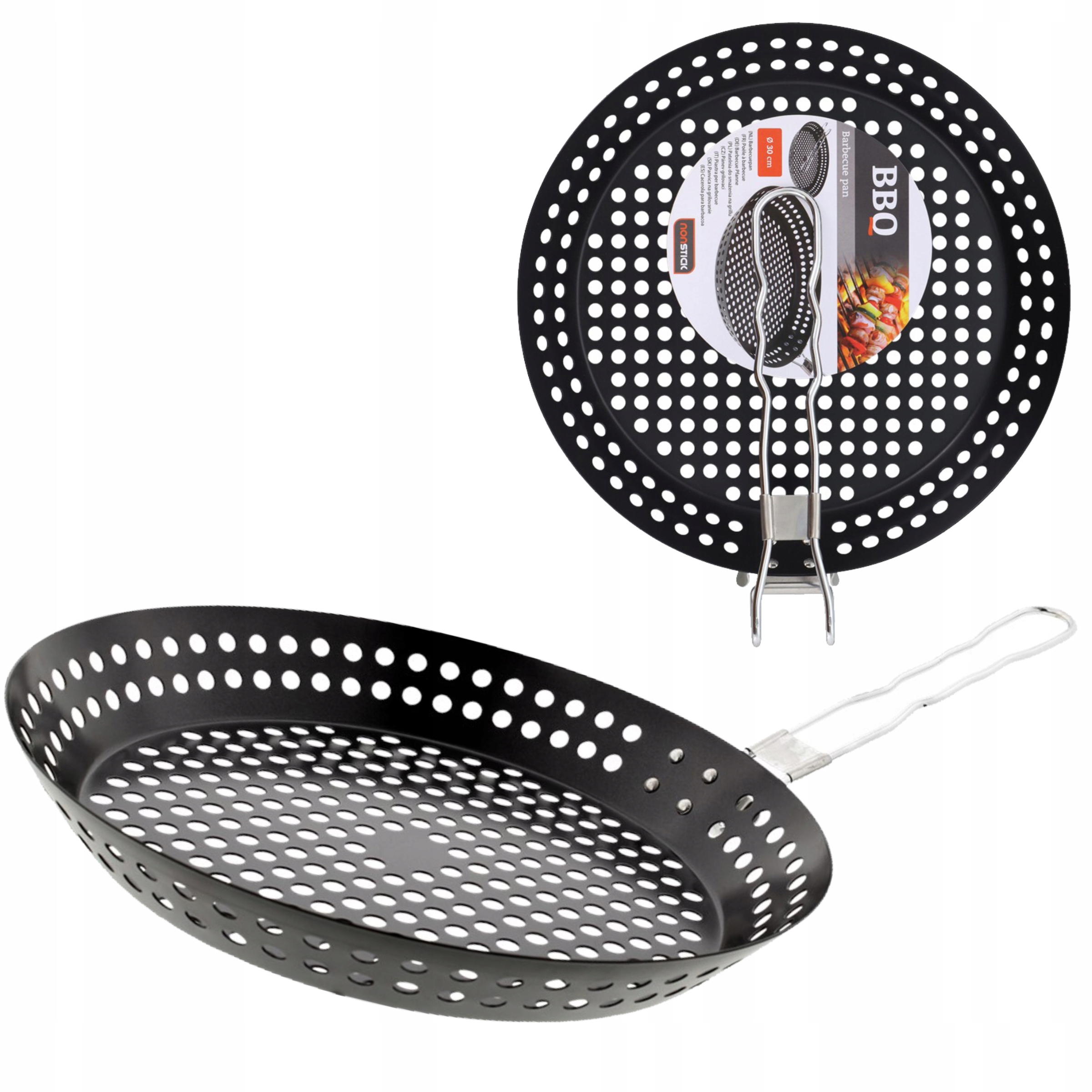 

Patelnia Do Grillowania Na Ruszcie Ognisku 30cm