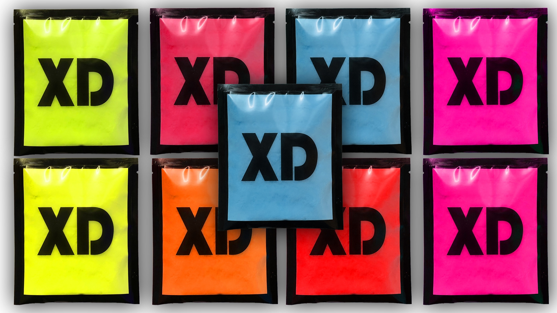 

Kolorowy Proszek Holi XD Festiwal Zestaw 9 szt.