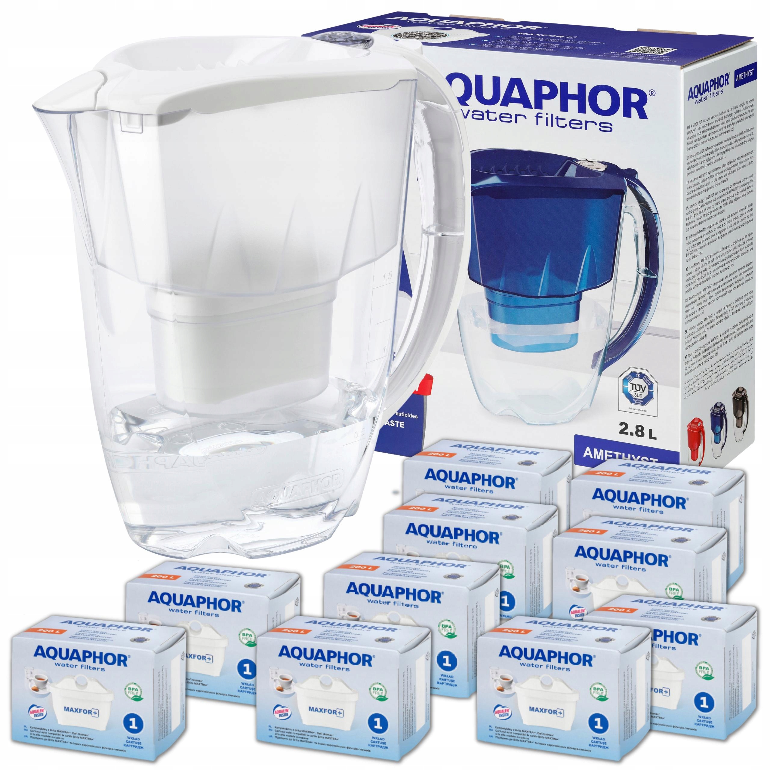 

Dzbanek do filtrowania wody Aquaphor 10 wkładów
