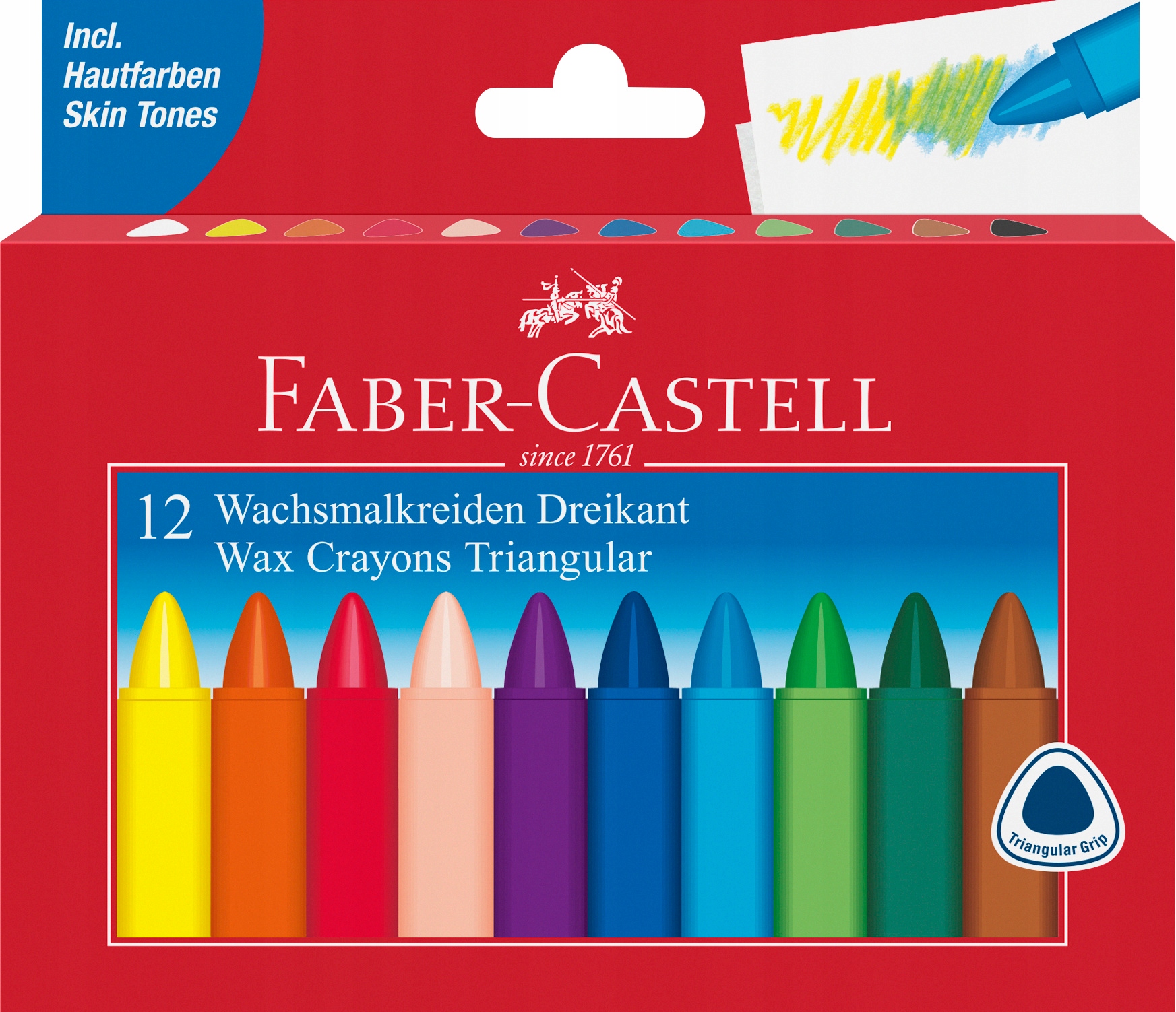 

Kredki Świecowe Trójkątne Faber-Castell