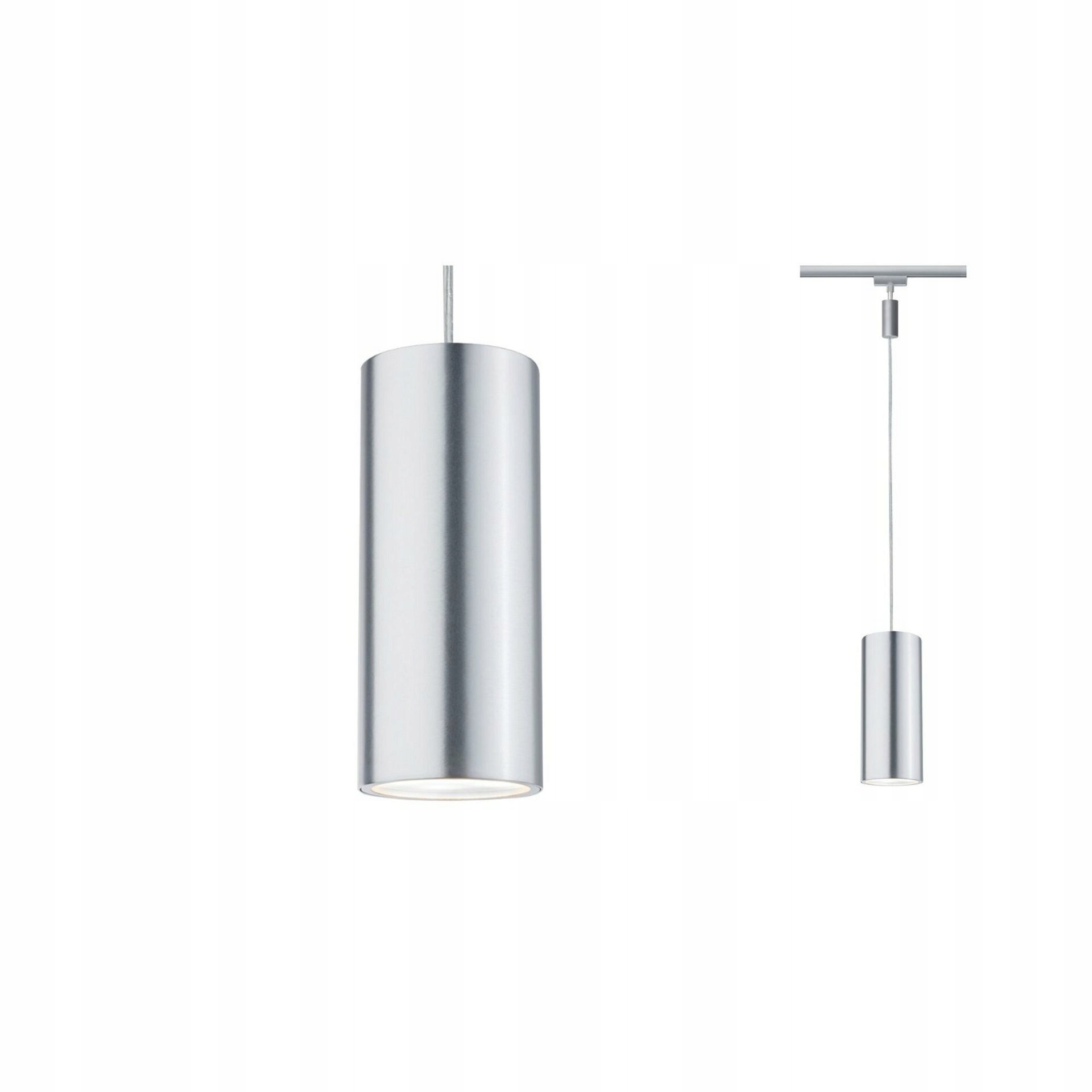 Paulmann URail Pendulum Barrel Led 1x6W matný chróm závesné svietidlo