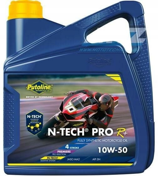 Olej motorový motocyklový Putoline N-Tech ProR+ Road 10W50 (balenie 4L) PU74