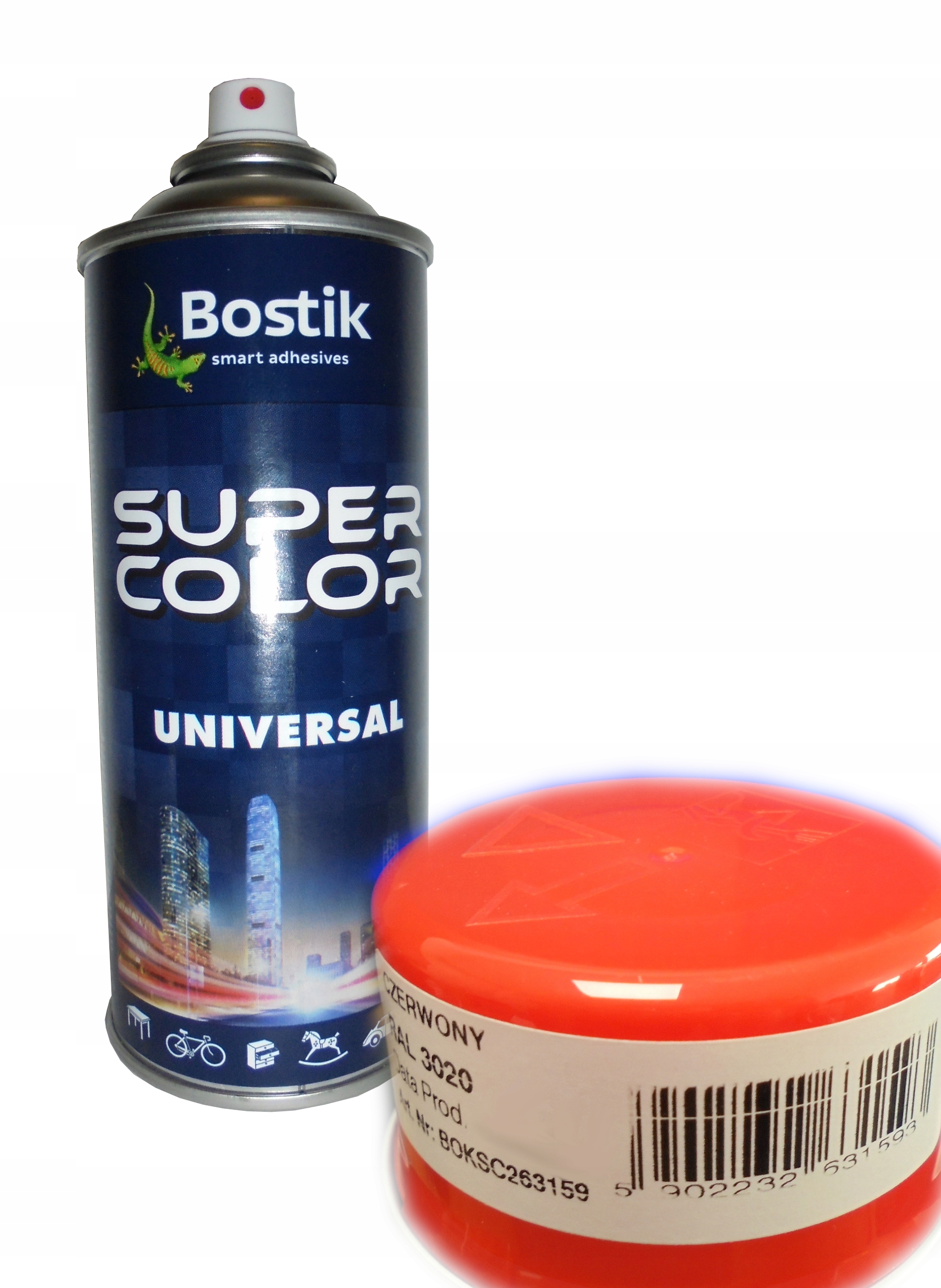 

Farba w sprayu Bostik Ral 3020 czerwony 400ml