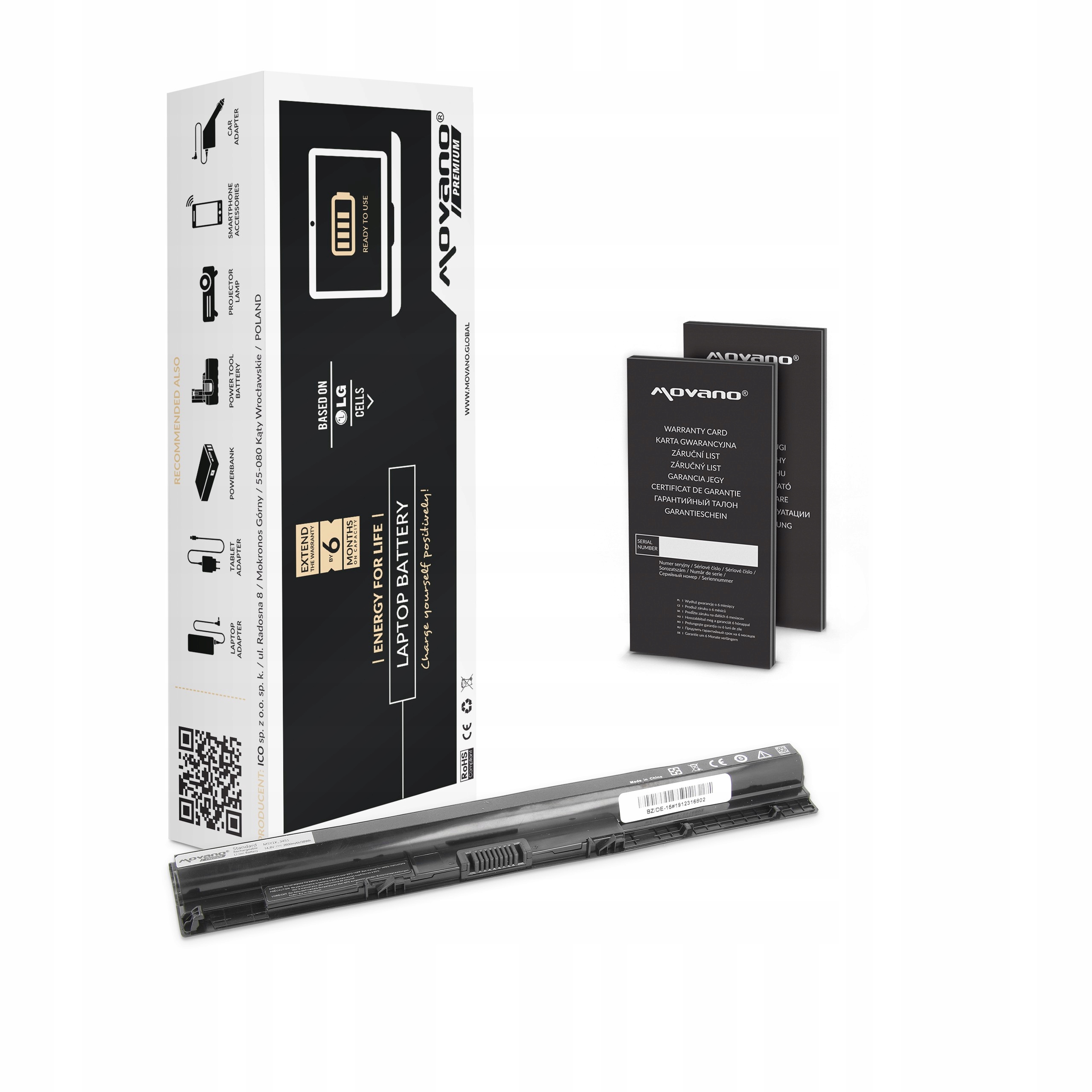Batéria Movano Premium pre Dell Inspiron 15 (3451)