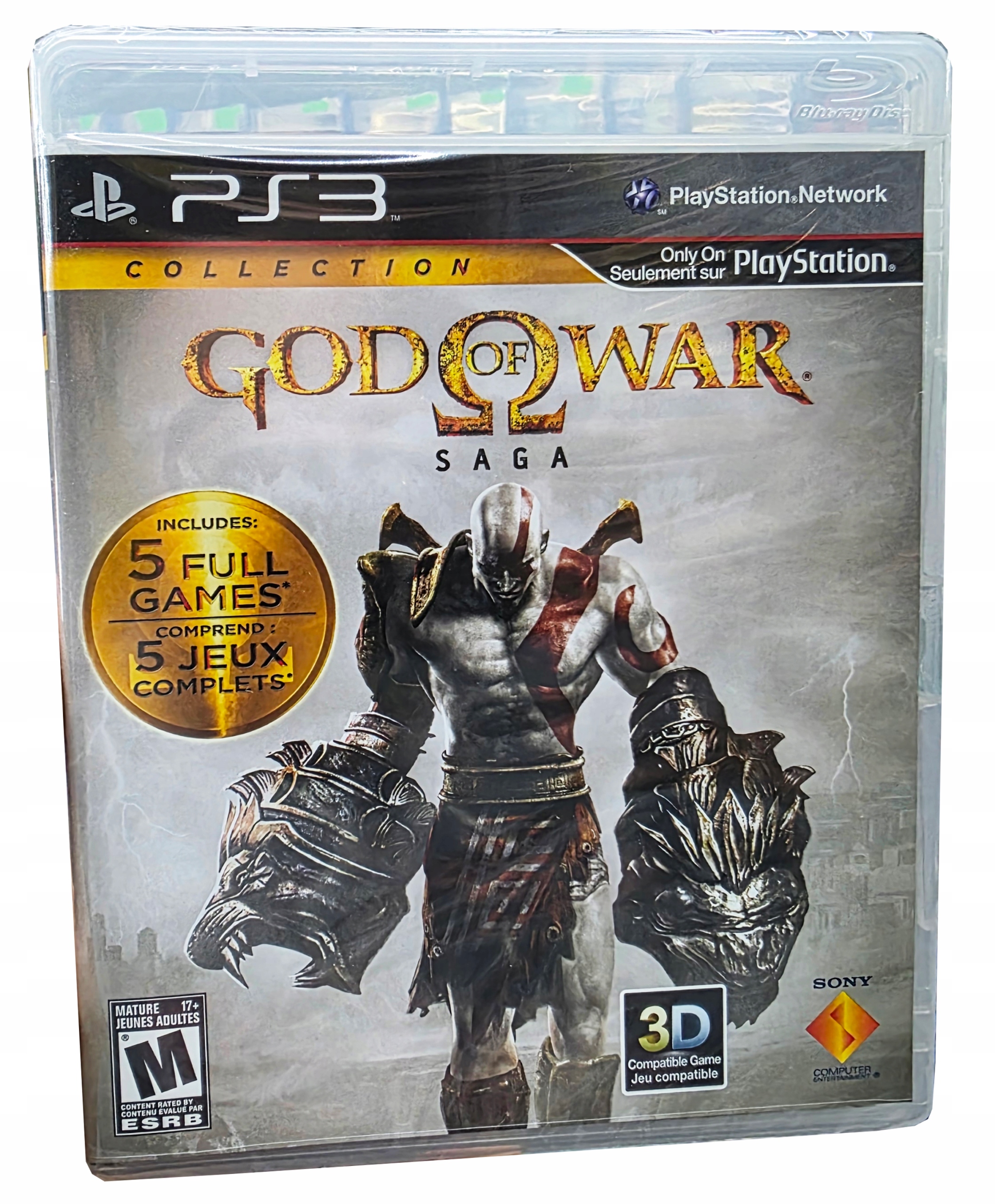 GOD OF WAR SAGA PS3 ANGIELSKA OKŁADKA NOWA W FOLII