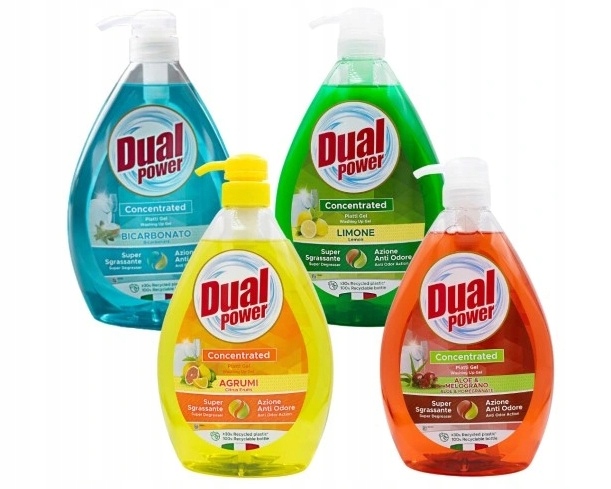 Levně Dual Power sada 4 fenomenálních italských tekutin na nádobí
