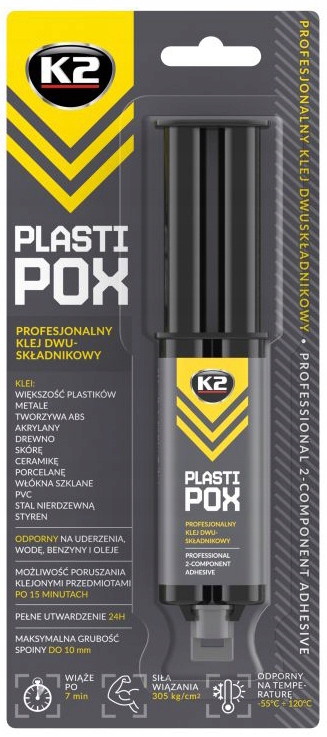 K2 PLASTIPOX KLEJ DO PLASTIKU SPAWANIE PLASIKÓW