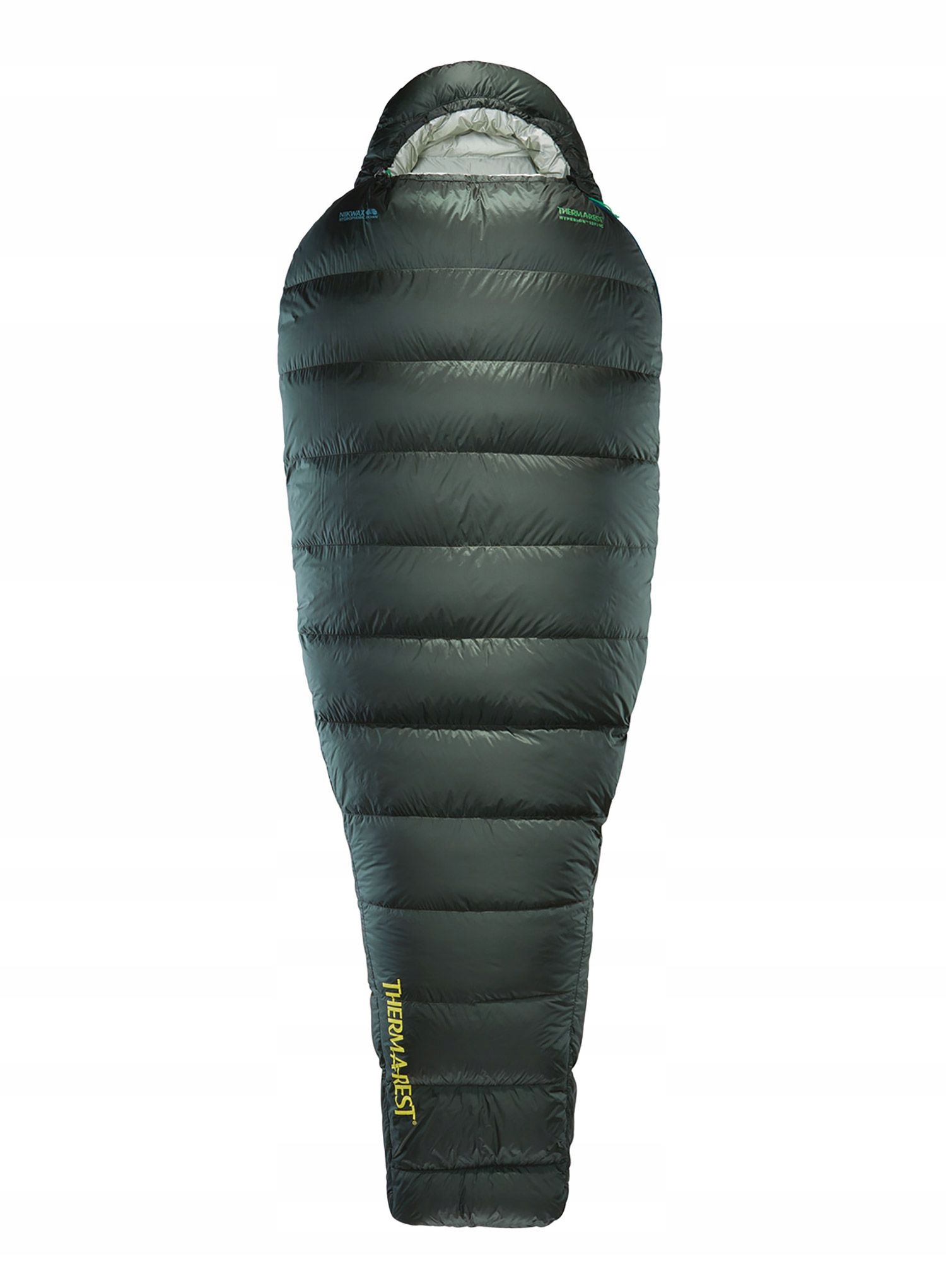 Péřový spacák Therm a Rest Hyperion 0C Ul Bag Reg (183 cm) černý forest