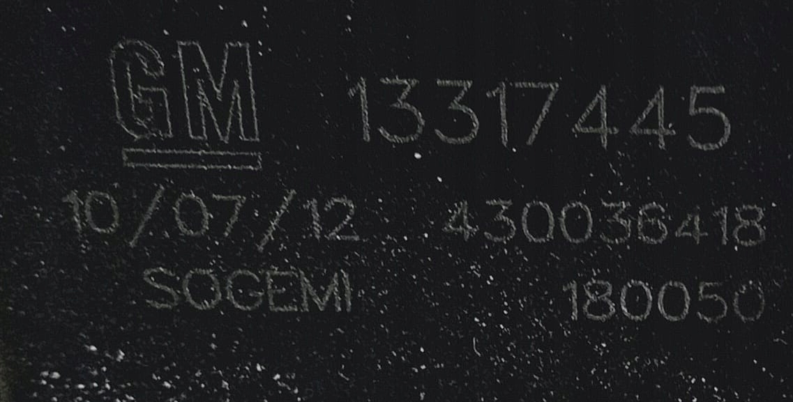 lock bonnet boot OPEL MERIVA B 13317445