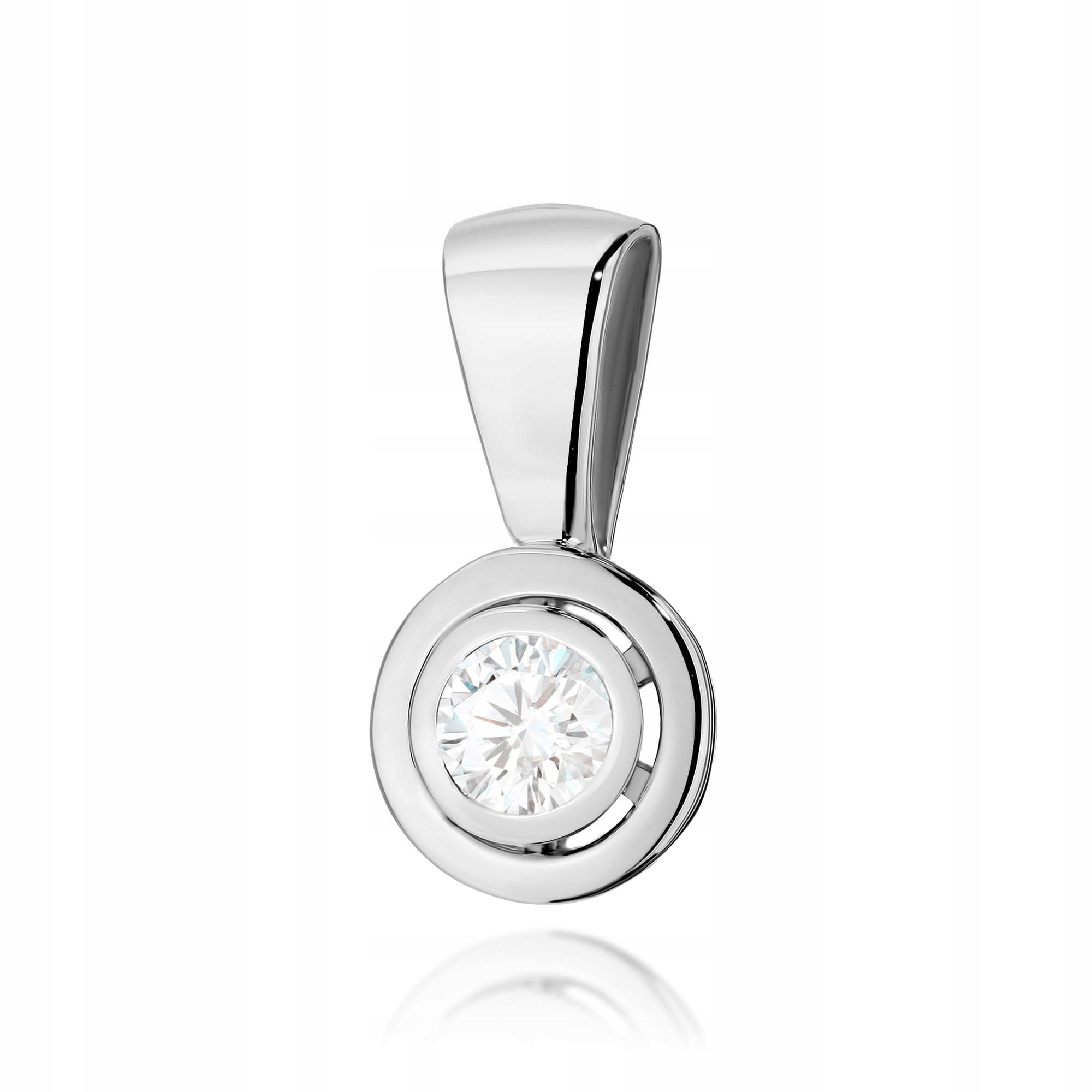 Přívěsek Z0294 Diamant 0,20 ct bílé zlato