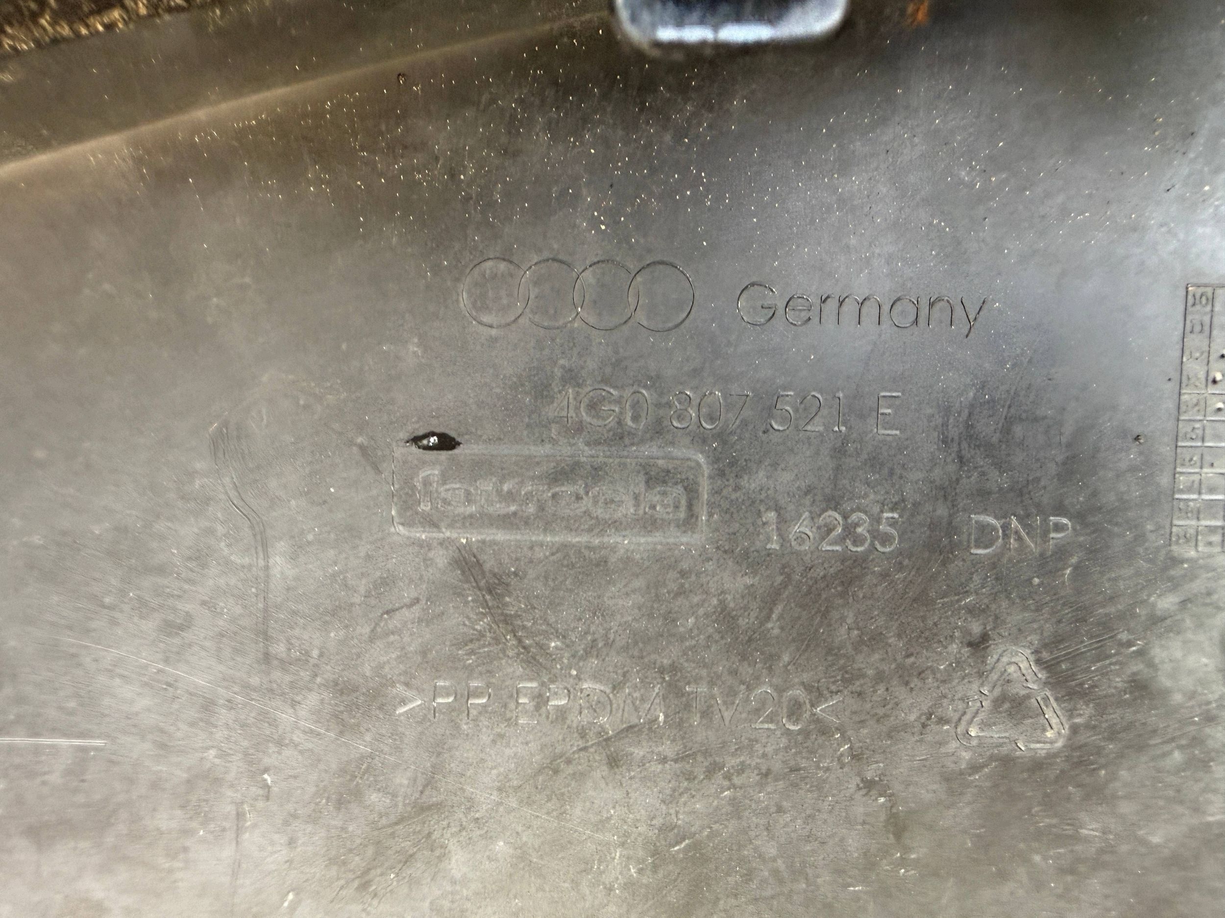 Audi A6 S6 11- spoiler bumper rear part rear