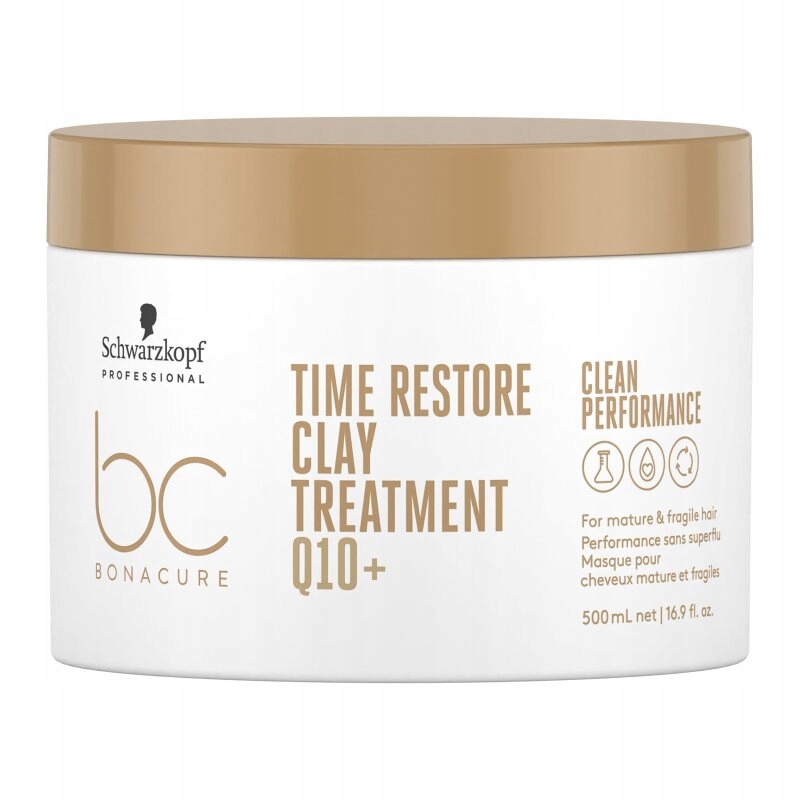 Schwarzkopf Bc Time Restore Q10 jílová maska 500